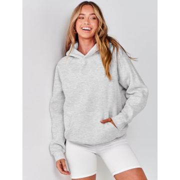 Shop ANRABESS Women’s Oversized Fleece Hoodie - Comfy & Chic