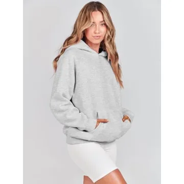 Shop ANRABESS Women’s Oversized Fleece Hoodie - Comfy & Chic