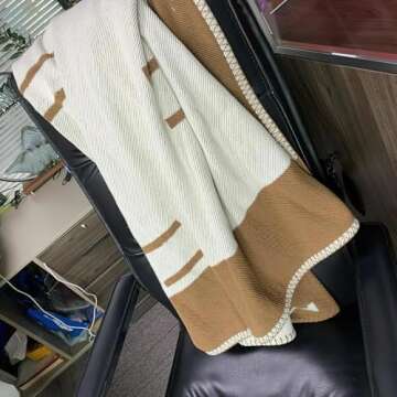 Generic h Blanket, Sofa Throw Blanket, Soft and Comfortable Blanket, Blanket Suitable for Sofa and Living Room, Khaki