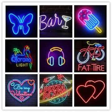 DSJJBLL Flexible Neon Rope Strip Night Light,Outdoor Indoor LED Cut Freedom 16.4FT/Set Power Supply/Clip Included (White)