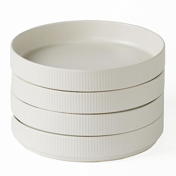 Famiware Star 7.5" Pasta Bowls Set of 4 Double Reactive Glaze