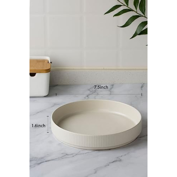 Famiware Star 7.5" Pasta Bowls Set of 4 Double Reactive Glaze