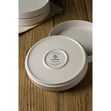 Famiware Star 7.5" Pasta Bowls Set of 4 Double Reactive Glaze