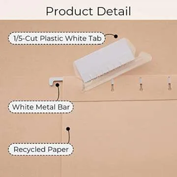 Y YOMA 12 Pack Colored Hanging File Folders Letter Size Decorative Hanging Folder Cute Pretty File Folder for Filing Cabinet Office Home with 1/5-Cut Adjustable Tabs, 4 Selected Morandi Color