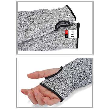 Cut Resistant Arm Sleeves Level 5 for Maximum Protection