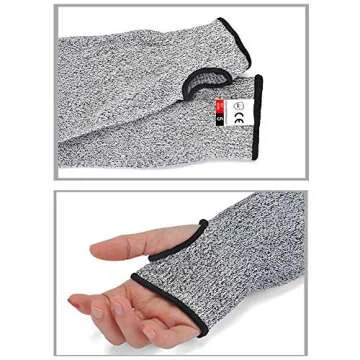 Cut Resistant Arm Sleeves Level 5 for Maximum Protection