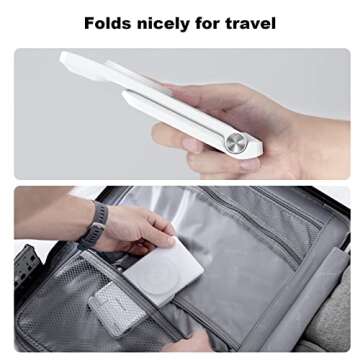 Nillkin Charger Stand for Garmin Watch Instinct Fenix 7/7S Forerunner 245/745/945 Vivoactive, 3 in 1 Portable & Foldable Magsafe Wireless Charging Station for iPhone 16 15 14 13 12 & AirPods 2/3/Pro