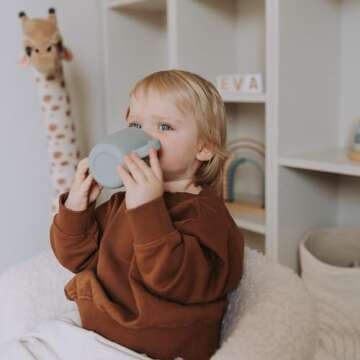 KIDSco Silicone Sippy Cup for Babies & Toddlers - 5oz