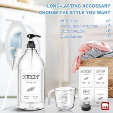 Stylish 3-Piece GMISUN Laundry Detergent Dispenser Set