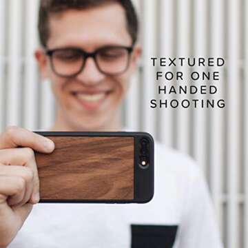 Moment Case for iPhone 7 Plus/8 Plus - 6ft Drop Protection and Strap Attachment Black