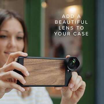 Moment Case for iPhone 7 Plus/8 Plus - 6ft Drop Protection and Strap Attachment Black