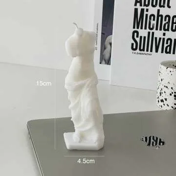 Venus Statue Scented Candle - 120G for Relaxation