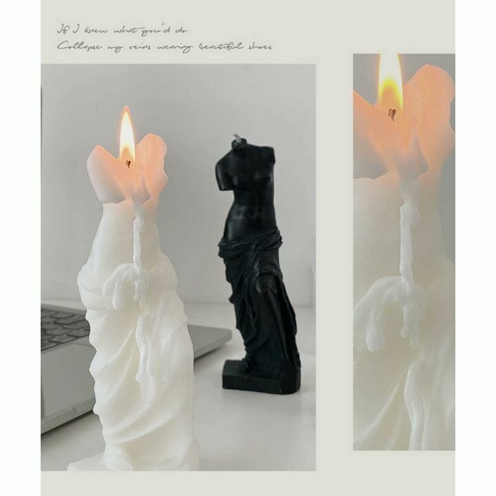 Venus Statue Scented Candle - 120G for Relaxation