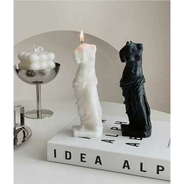 Venus Statue Scented Candle - 120G for Relaxation