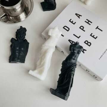 Venus Statue Scented Candle - 120G for Relaxation