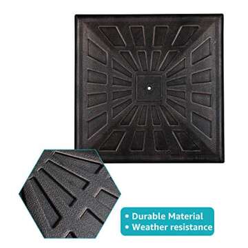 COBANA Umbrella Base - Heavy Duty, Stylish, Durable Stand