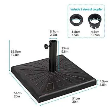 COBANA Umbrella Base - Heavy Duty, Stylish, Durable Stand