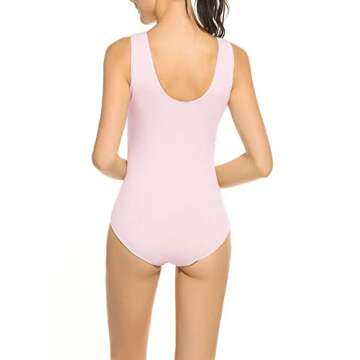 Arshiner Women's Ballet Tank Leotards Gymnastics Dance Cute Ballerina Adult 80s Leotard Bodysuit