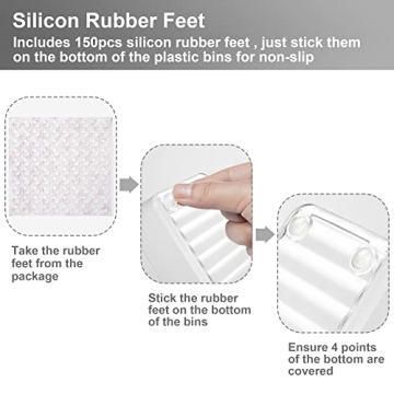 CHEFSTORY 33 PCS Clear Drawer Organizers Set for All Spaces