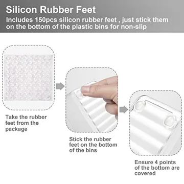 CHEFSTORY 33 PCS Clear Drawer Organizers Set for All Spaces