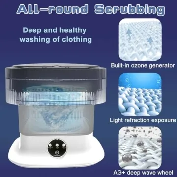 Portable Mini Washing Machine for Travel - 12L Capacity