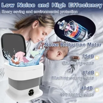Portable Mini Washing Machine for Travel - 12L Capacity