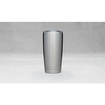 YETI Rambler 20 oz Stainless Steel Vacuum Insulated Tumbler with Lid (Stainless Steel)