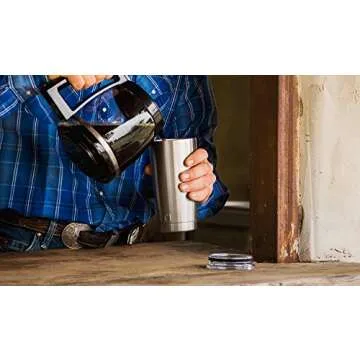 YETI Rambler 20 oz Stainless Steel Vacuum Insulated Tumbler with Lid (Stainless Steel)