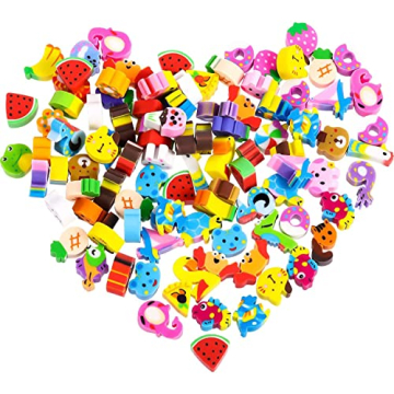 200 Pieces Mini Erasers - Cute Assorted Fun for Kids