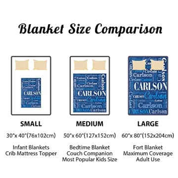 Personalized KYGNE Blankets for All Ages and Occasions