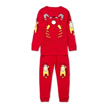 N'aix Superhero Kids Cotton Pajamas for Ages 2-7