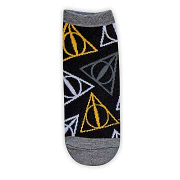 Harry Potter Juniors/Womens 5 Pack Ankle Socks Shoe Size 4-10