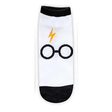 Harry Potter Juniors/Womens 5 Pack Ankle Socks Shoe Size 4-10