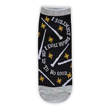 Harry Potter Juniors/Womens 5 Pack Ankle Socks Shoe Size 4-10