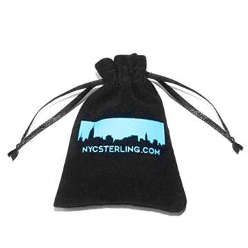 NYC Sterling 3.50mm Sterling Silver Engagement Ring