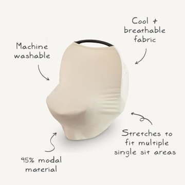 Mushie Multi Use Baby Cover for Nursing & Car Seats