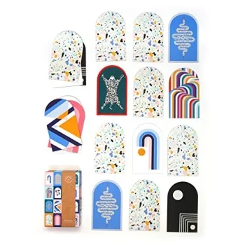 Galison Now House by Jonathan Adler Memory Game, 20 Cards/10 Matches – Perfect for Game Night – Featuring 10 Vibrant Designs from The Now House Collection, 1 EA