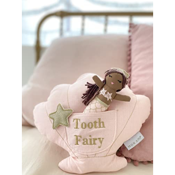Mon Ami Mermaid Tooth Fairy Pillow & Doll Set for Kids