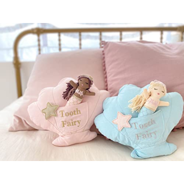 Mon Ami Mermaid Tooth Fairy Pillow & Doll Set for Kids