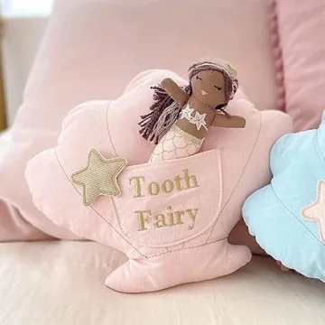Mon Ami Mermaid Tooth Fairy Pillow & Doll Set for Kids