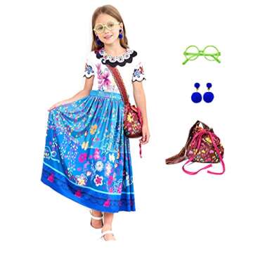 Magical Avady Encanto Dress for Girls 3-4T Cosplay