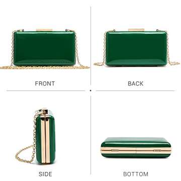 Dasein Women Evening Purses Clutch Bags Formal Party Clutches Wedding Purses Cocktail Prom Handbags ...