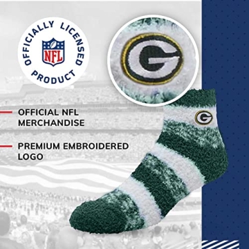 NFL Cozy Soft Slipper Socks for Green Bay Packers Fans