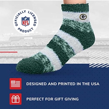 NFL Cozy Soft Slipper Socks for Green Bay Packers Fans
