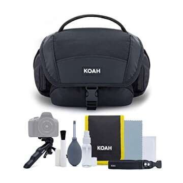 Sony Alpha a6000 Mirrorless Camera Bundle with 16-50mm and 55-210mm Lenses, Gadget Bag, Corel Suite v4.0, Lens Filter, Tripod (9 Items)