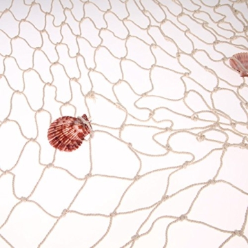 Whitelotous Fishing Net Decor for Beach Themed Parties