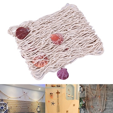 Whitelotous Fishing Net Decor for Beach Themed Parties