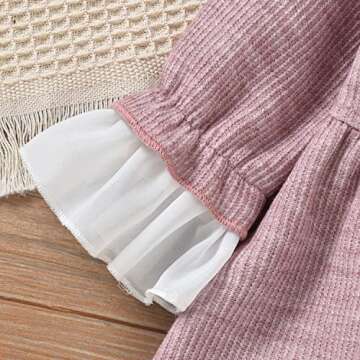 NvekeyBromn Cute Toddler Girl Casual Dress & Headband