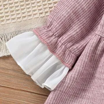 NvekeyBromn Cute Toddler Girl Casual Dress & Headband