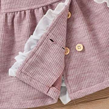 NvekeyBromn Cute Toddler Girl Casual Dress & Headband